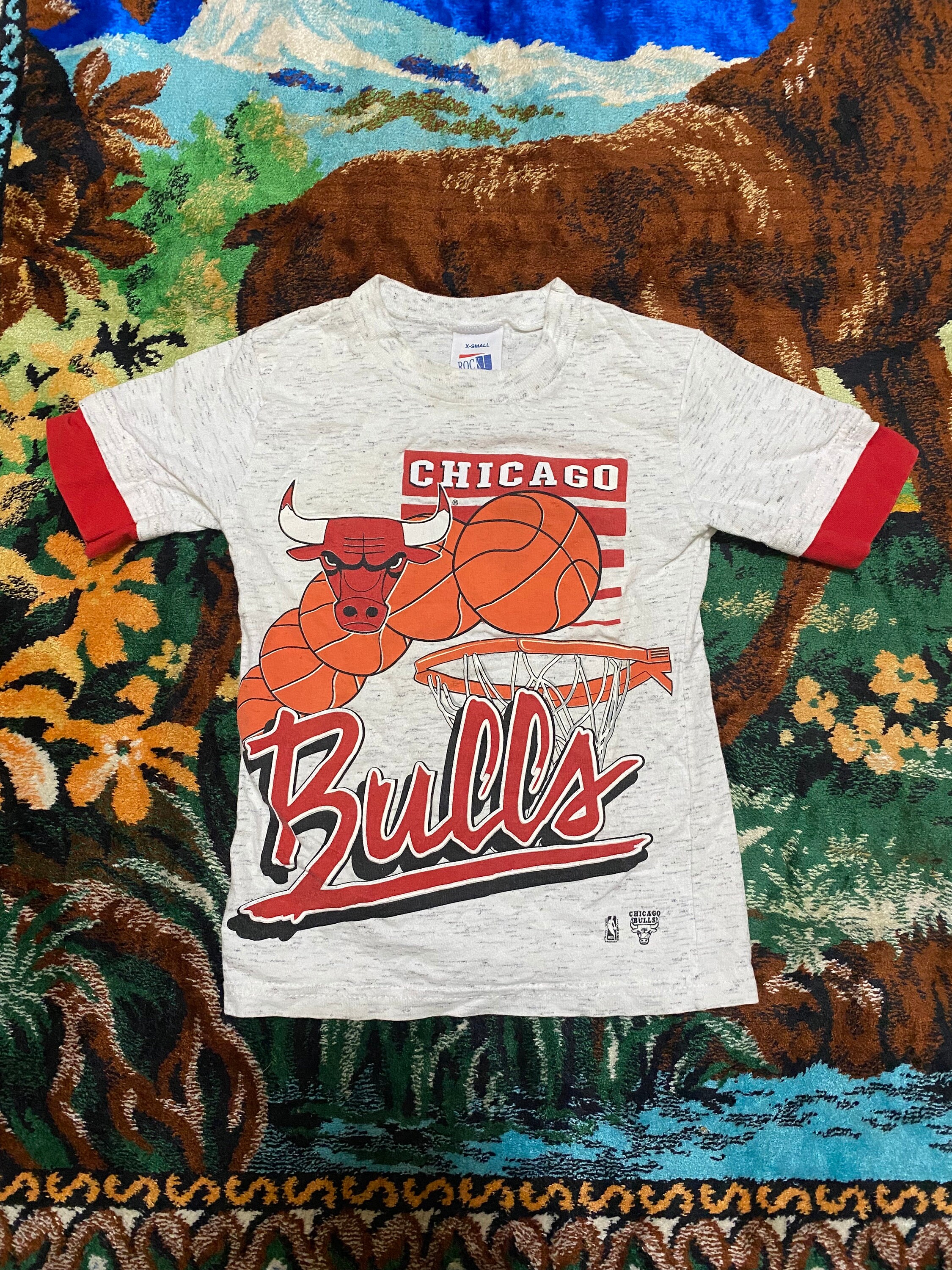 Kids Vintage Chicago Bulls Shirt - Etsy