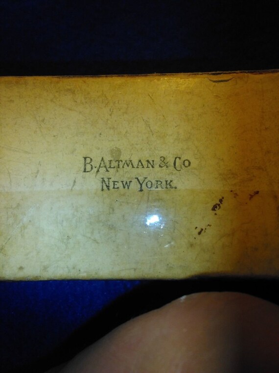 Antique Handheld Black Sequined Pattern Design To… - image 5