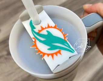 Engraved Sports Team Tumbler Topper: Acrylic Stanley Accessory