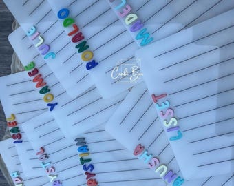 Acrylic Notepad | Teacher Gift | Teacher Appreciation | Dry Erase Board | Custom Dry Erase Notepad | End of year Teacher gift | To Do List