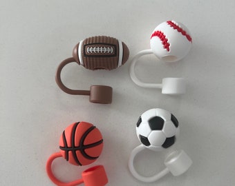 Sports Straw Cover Topper: 10mm Tumbler Accessory