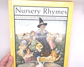 Vintage 1994 Mother Goose Nursery Rhymes Book