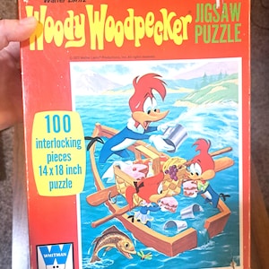 Vintage Woody Woodpecker Puzzle: 1972 Whitman 100-Piece