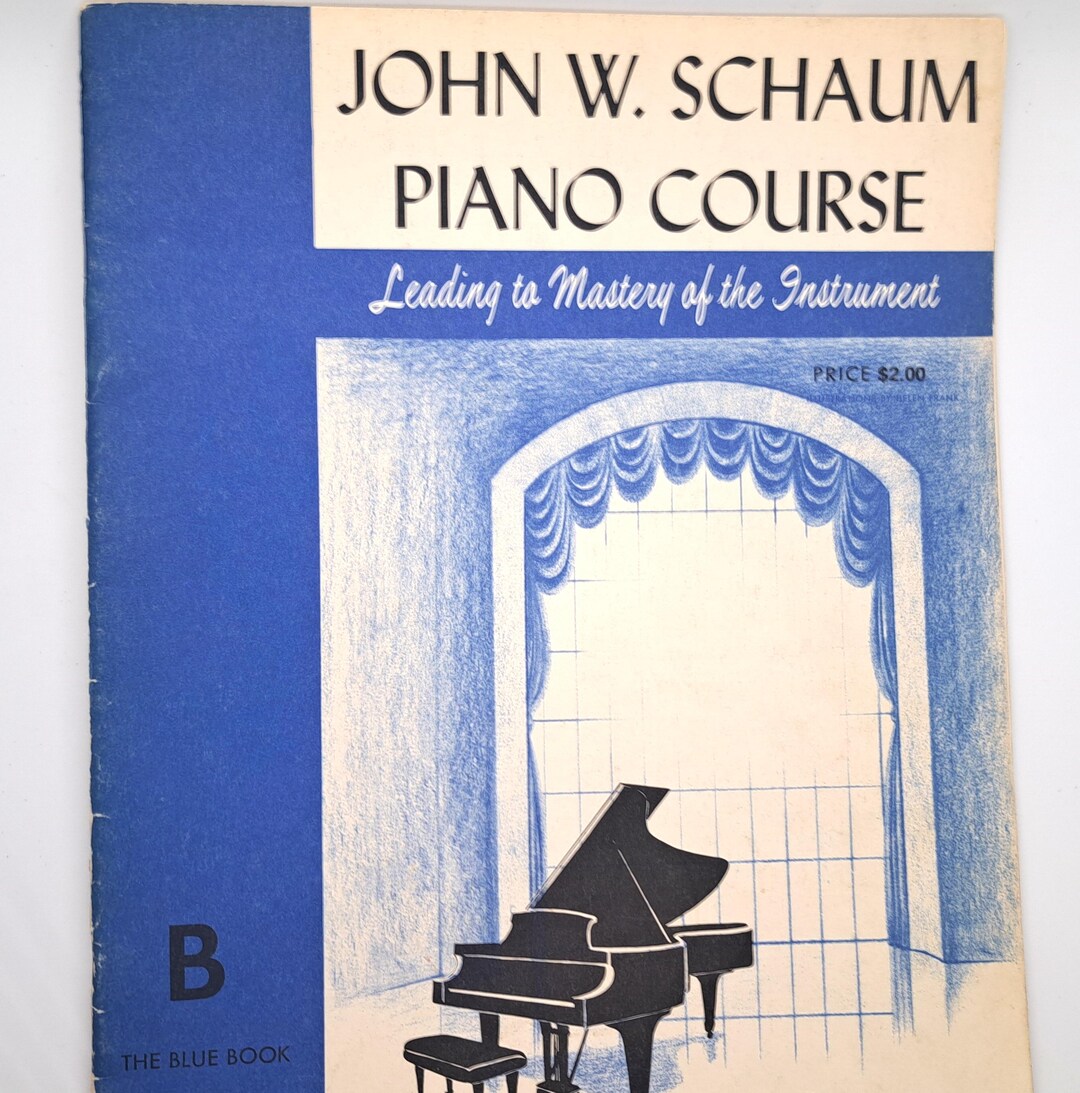 Vintage John W. Schaum Piano Course Book B 1945 Etsy