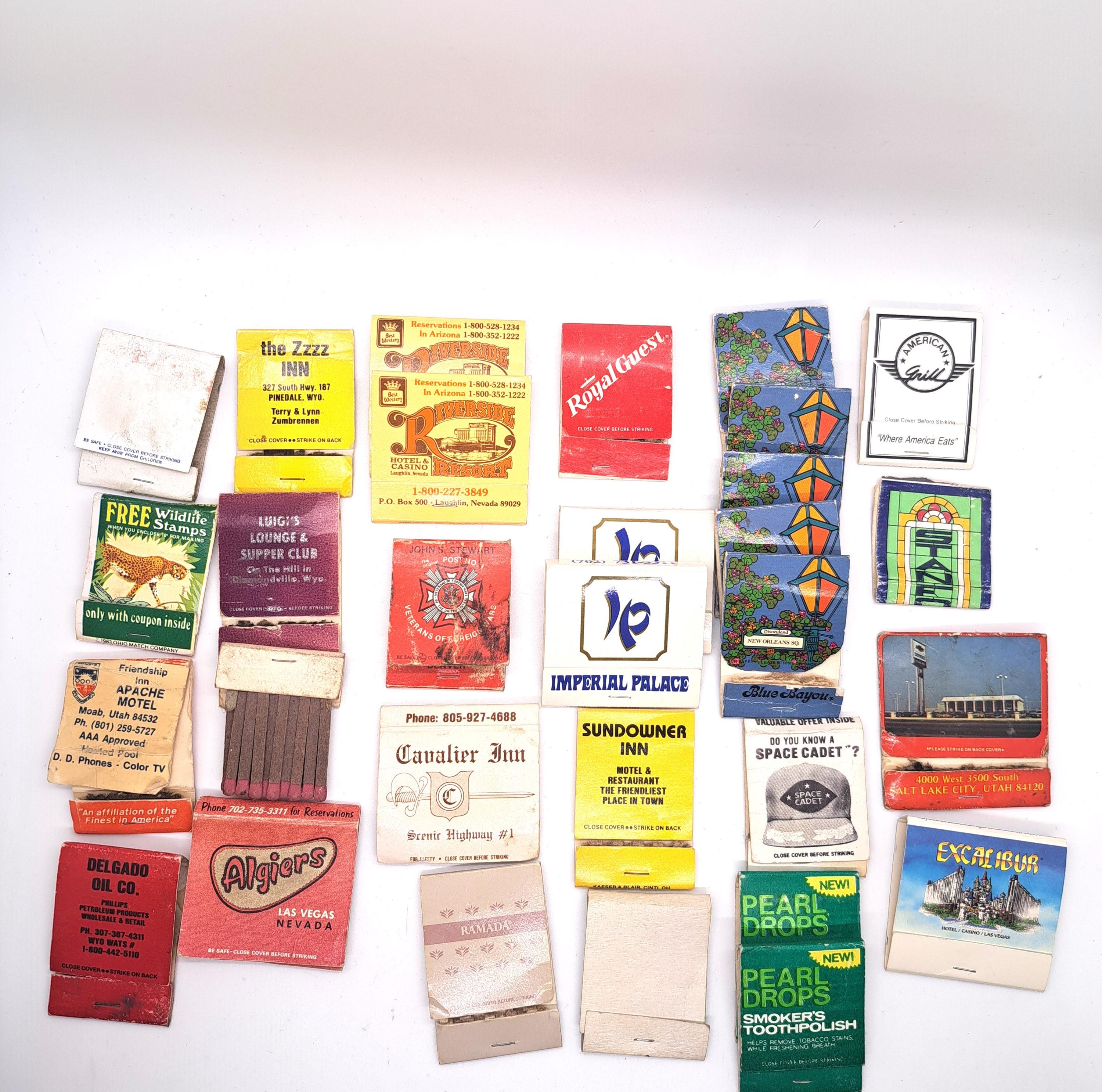 Vintage Advertising Matchbook Collection – 43 hotel, Restaurant