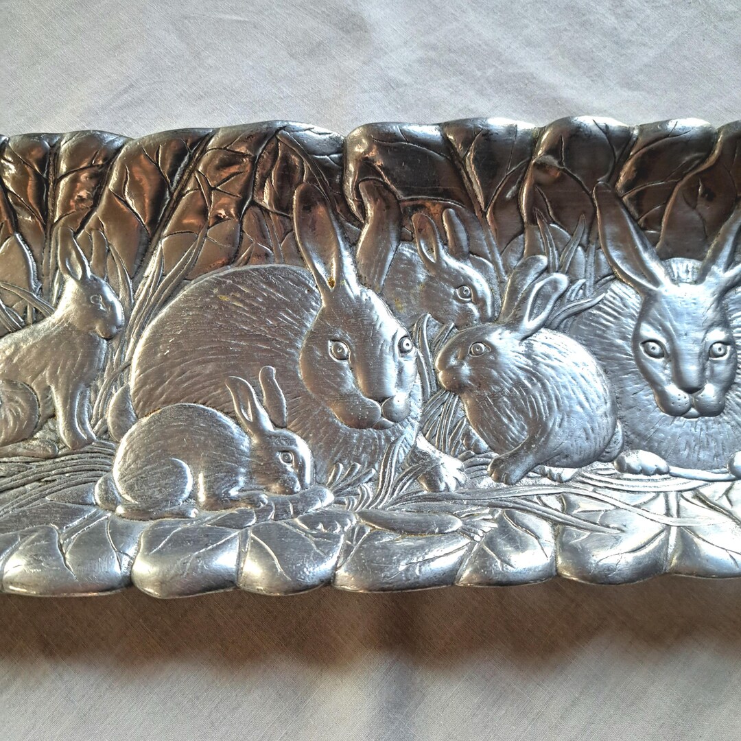 Arthur Court Rabbit Tray