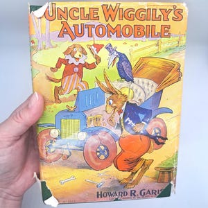 Vintage Uncle Wiggily’s Automobile by Howard R. Garis 1939 Uncle Wiggily’s Series of Books Vintage car book Vintage Children&#39;s Book Age 4-8