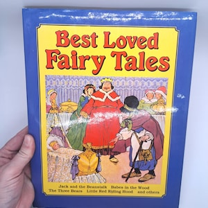Vintage Illustrated Fairy Tales Book: Bracken Books, 1986
