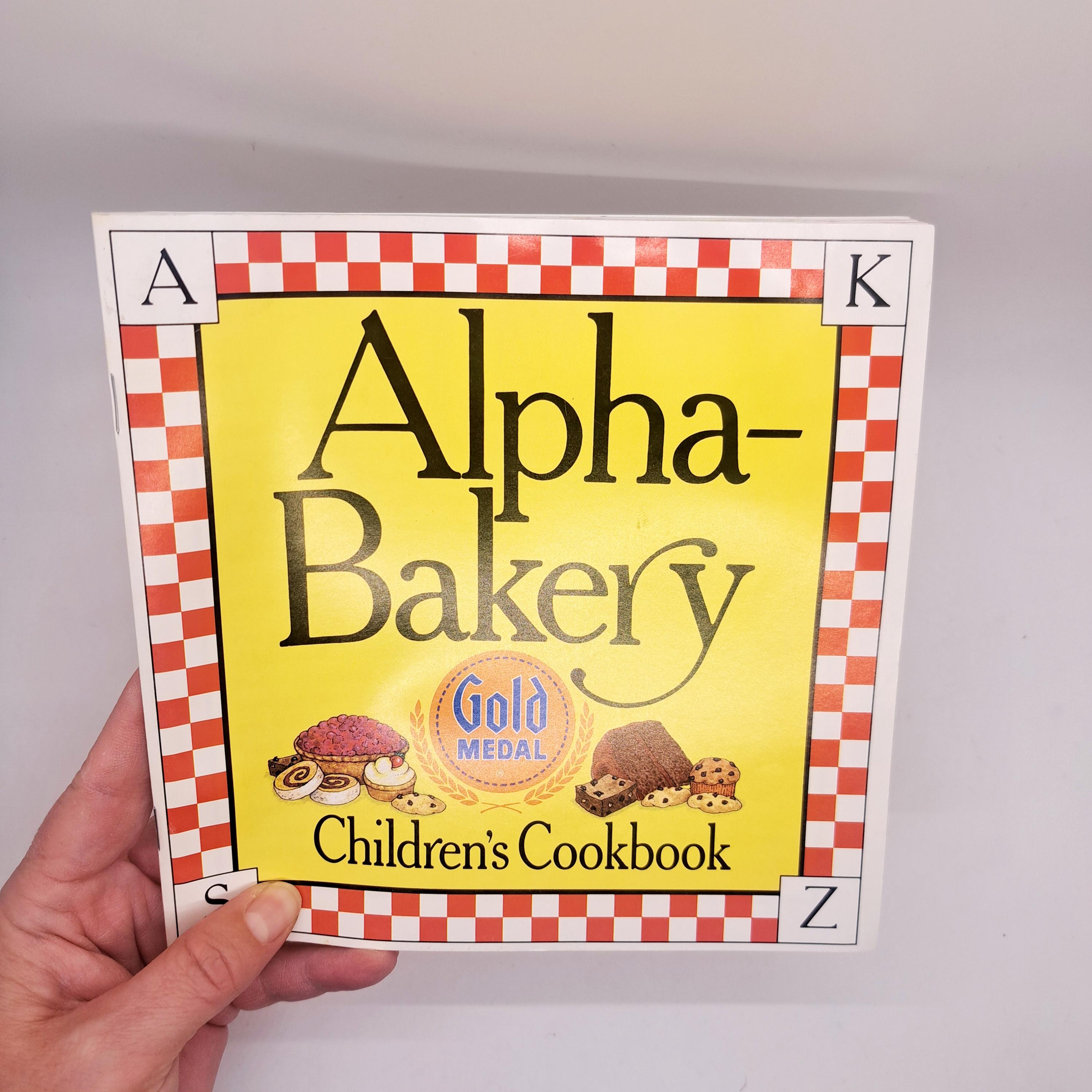 Vintage Alpha-bakery Children's Cookbook • Gold Medal A to Z Kids
