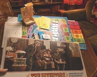 The Inventors 1974 Board Game | Vintage Parker Brothers Patent Strategy | Retro Family Game Night Collectible | Classic Innovation