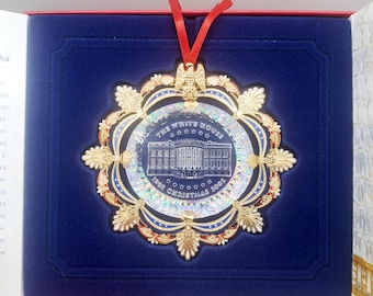 2002 White House Historical Association Christmas Ornament Boxed