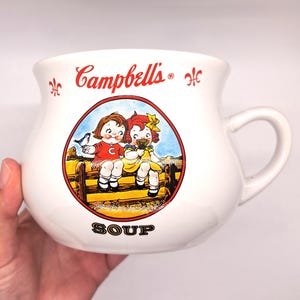 Vintage Campbell&#39;s Soup Mug: 2000 Houston Harvest Oversized 24 Oz