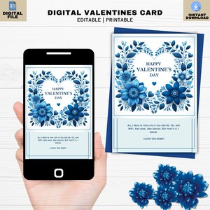 Bearbeitbare Valentinstagskarte, bearbeitbare Valentinstagskarte, druckbare Valentinstagskarte, Valentinstagskarte für ihn, sofortdownload