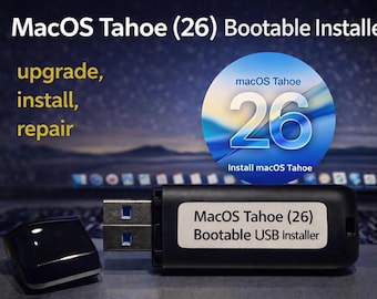 Programme d'installation USB amorçable de 32 Go pour MacOS Tahoe, Mac OS 26