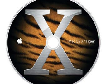 Programme d'installation amorçable de MacOS OS X 10.4 Tiger, jeu de 4 CD, mise à niveau/réparation Mac