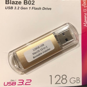 MacOS 13-in-1 Apple Mac OS bootable 128GB USB-A installer, all 13 MacOS are included