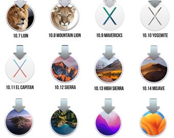 MacOS Bootable USB Installer: 16gb USB, Mac Upgrade/Repair, choose your version