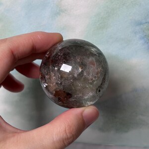 Aurora Polaris Rainbow Clear Quartz Crystal Sphere Pendant Necklace - Healing Stone 5 thumbnail image