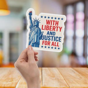 Statue of Liberty Sticker: Feminist, LGBTQ+ & Social Justice Vinyl Decal