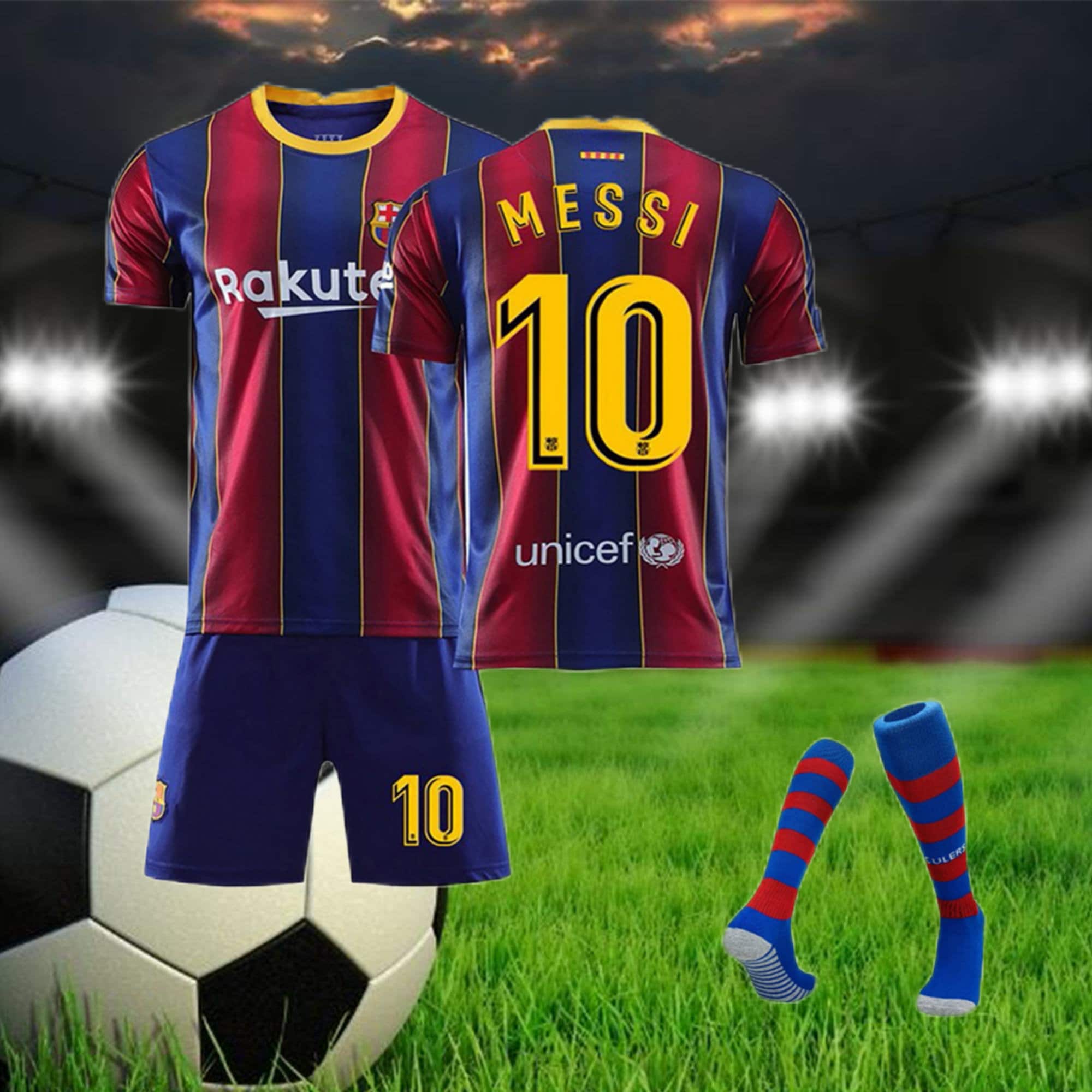 2020-21 Barcelona Fourth S/S No.10 Messi LA LIGA 20-21 jersey shirt BNWT FCB