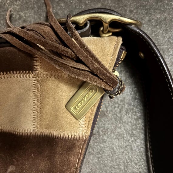 Authenticated Coach tote/handbag, patchwork, appe… - image 3