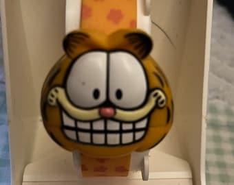 1981 Garfield wristwatch, mint in display, new old stock