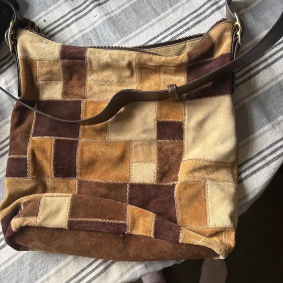 Authenticated Coach tote/handbag, patchwork, appe… - image 8