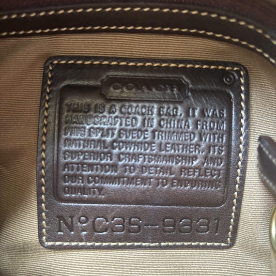 Authenticated Coach tote/handbag, patchwork, appe… - image 4