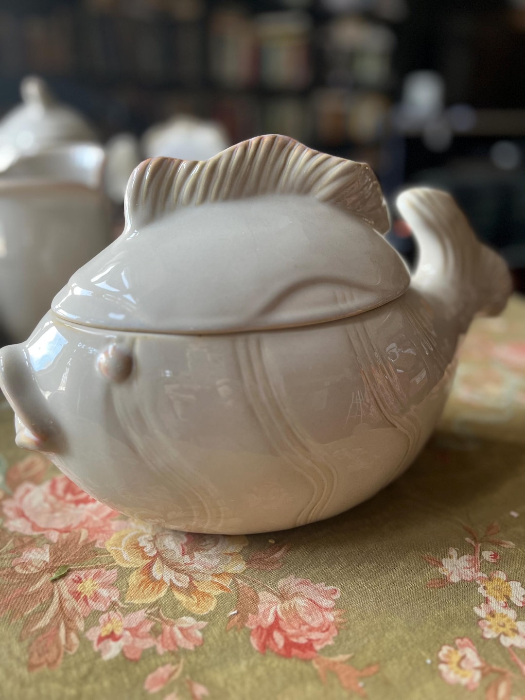 Vintage Sonoma Nautical Sand Fish Cookie Jar, Never Used, Only ...