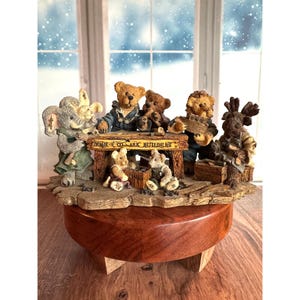 Boyds Bears 1996 Noah&#39;s Ark #1214 Figurine – Super Cute & Excellent Condition!