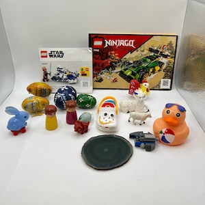 Vintage Junk Drawer Lot Random Mixed Trinkets Toys Mini Items