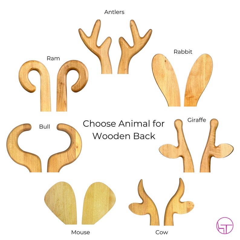 Houten kinderstoel wit konijn, Montessori stoel, peuter konijnenstoel, houten speelkamermeubilair, natuurlijke houten stoel, milieuvriendelijke stoel afbeelding 8