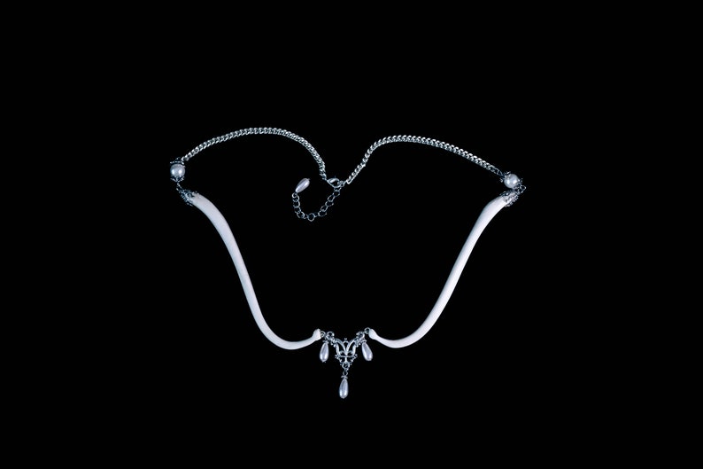 BACCHUS Baculum Bone and Pearls Necklace image 5