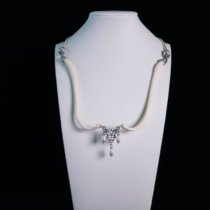 BACCHUS Baculum Bone and Pearls Necklace image 1