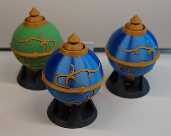 Pal Sphere 3D Printed Figure with Stand - Palworld Inspired