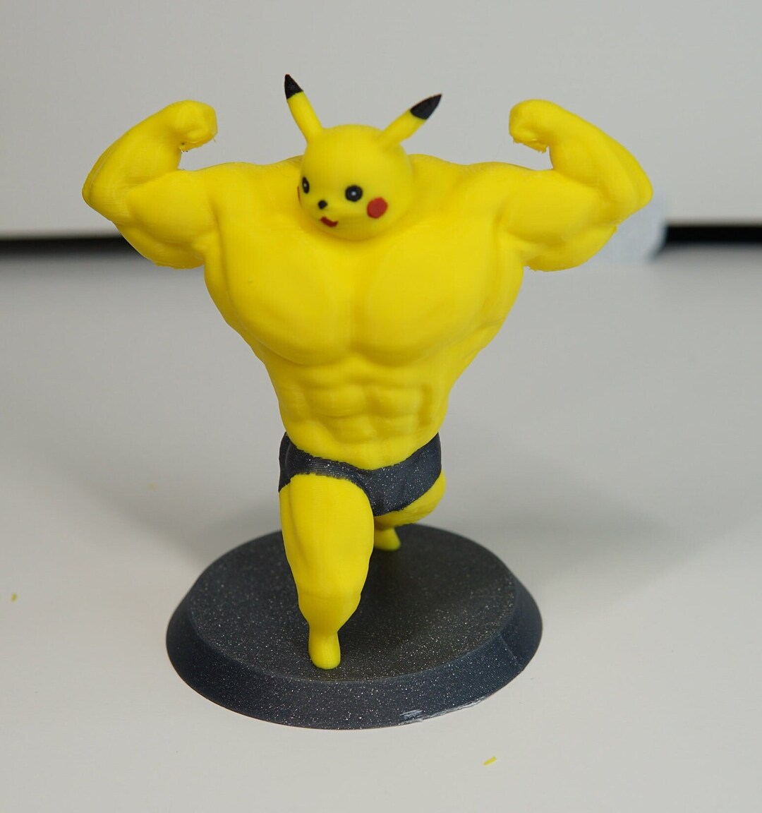 Pikachu Swole Mega Buff Toy Figure 3D Printed - Etsy