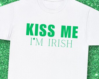 Camiseta unissex para o Dia de São Patrício, camiseta com tema irlandês, camiseta com trevo, vestuário para o Dia de São Patrício, camiseta para festa irlandesa, camiseta do orgulho irlandês