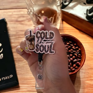 Cold like my soul Abzeichenrolle - Abzeichenrolle - Abzeichenrolle - Krankenschwester Abzeichen - Kaffee