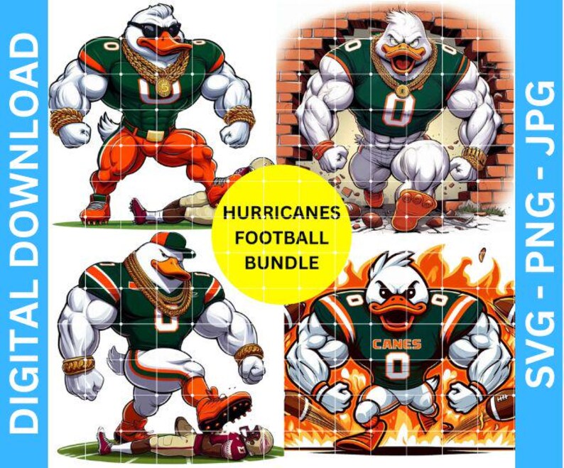 Football Mascot Svg Sublimation Bundle, Sports Mascot Svg, Game Day Svg