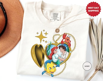 Comfort Colors® The Little Mermaid Shirt, Disney T-shirt, Women's Little Mermaid Ariel Shirt, Ariel Mermaid Shirt, Disney Ariel Shirt