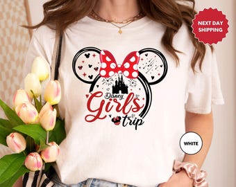 Disney Girls Trip Shirt, Disney Minnie Mouse Daisy Duck Bestie Shirt, Minnie and Daisy Best Friends Maching, Disney Girl Trip,Valentines Tee