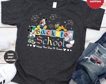 Disney Back To School Shirt, Mickey And Friends School Shirt, First Day Of School T-Shirt, Mickey & Co School Tee, Preschool Shirt