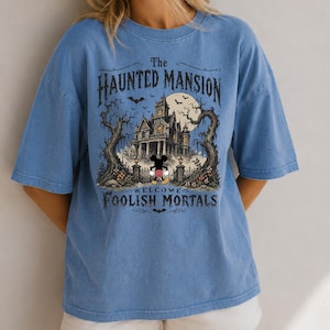 Disney Halloween Mickey Haunted Mansion Shirt, Mickey Halloween Shirt, Mickey's Not So Scary Halloween Party, Disneyland Halloween Tee image 3