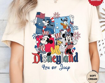 Disney 4th of July shirt, Disney Party, Disney Patriotic Shirt, Disney America, Disney Minnie Mickey Shirt, Disney Matching Shirts