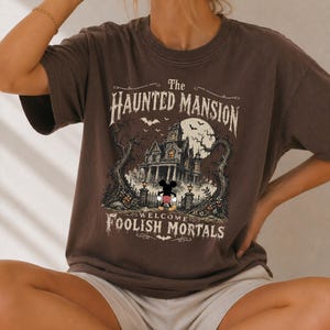 Disney Halloween Mickey Haunted Mansion Shirt, Mickey Halloween Shirt, Mickey's Not So Scary Halloween Party, Disneyland Halloween Tee image 4