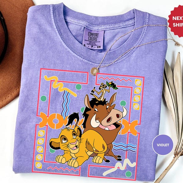 Comfort Colors Disney Animal Kingdom Shirt, Cute Lion King Shirt, Disney Simba Shirt, Cute Disney Shirt, Floral Disney Tee