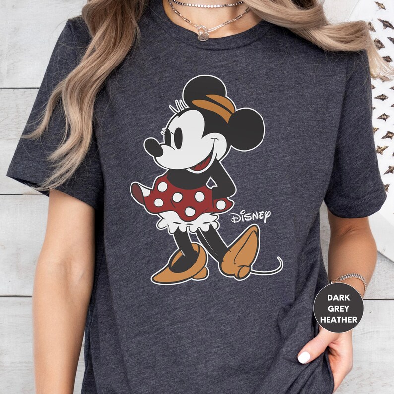 Minnie Mouse Shirt, Cute Minnie Shirts, Retro Minnie T-shirt, Mouse Shirt, Family Vacation T-shirt, Disneyland Family Trip Shirt image 2