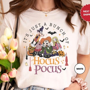 Chemise Halloween Mickey et ses amis, chemise Halloween Disney, chemise Hocus Pocus, chemise saison effrayante, t-shirt effrayant Disney