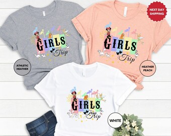 Disney Girls Trip Shirts, Girls Trip 2026, Disney Women Cruise Shirt, Girls Travel Shirt,Disney Matching Tshirt,Disney Vacation,Disney World