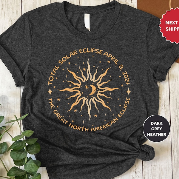 Solar Eclipse 2024 Shirt, April 8th 2024 Shirt, Total Solar Eclipse Shirt, USA Eclipse, Celestial Shirt, Astronomy Gifts, Moon Astronomy Tee